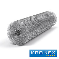 Cетка сварная оцинкованная KRONEX 6*6*0.6 мм. (рулон 1*5 м.)