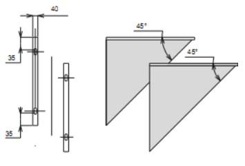 Площадка монтажная консоль
