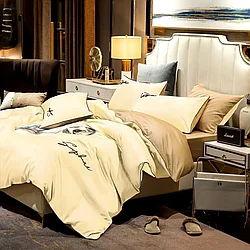 Комплект постельного белья 2-x спальный MENCY ЖАТКА Желтый