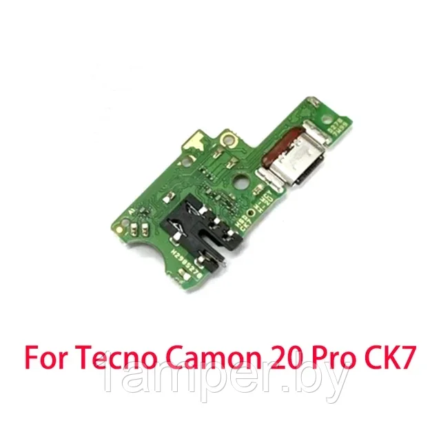 Плата нижняя Original с разъемом зарядного, микрофоном Tecno Camon 20 Pro/CK7