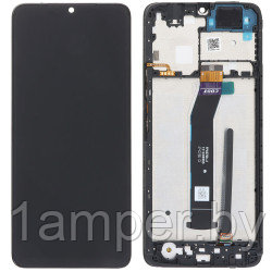 Дисплей Original для Xiaomi Redmi A3/Poco C61 В сборе с тачскрином. С рамкой. Черный