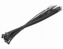 Хомуты нейлоновые 4,8 x 370 мм, 25 шт., черные - HT2C713