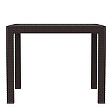 Стол садовый Ротанг Плюс 94x94x74 cм Мокко, фото 2