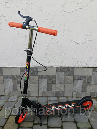 Двухколесный самокат Scooter 2022F с ручным тормозом, колеса 145 мм, от 4 лет, фото 2