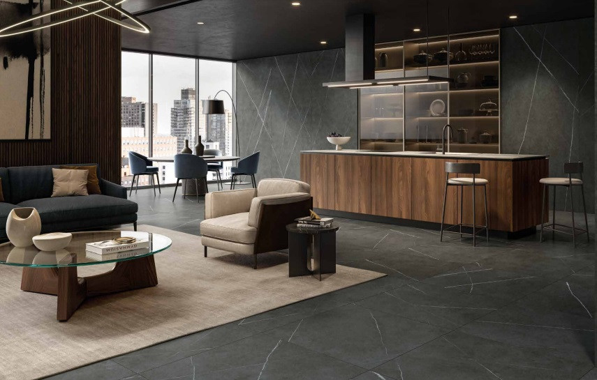 ITALON Metropolis / ИТАЛОН Метрополис Империал Блэк, 120x120 см