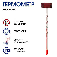 Термометр для вина ТБС-2, блистер