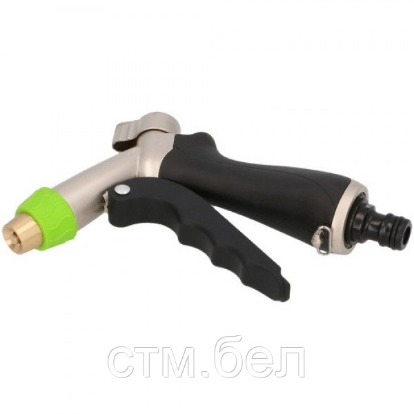 Пистолет поливочный FORESTER металлич. TPR со стопом (60)