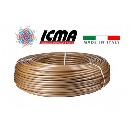 Труба из сшитого полиэтилена 16х2,0 Icma GOLD-PEXa 240 м для теплого пола, фото 2