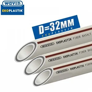 Труба Wavin Ekoplastik 32x4,4 мм PN 28 FIBER BASALT PLUS