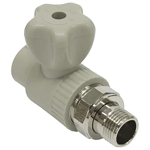 Кран шаровый для радиатора прямой d25x3/4” TEBO