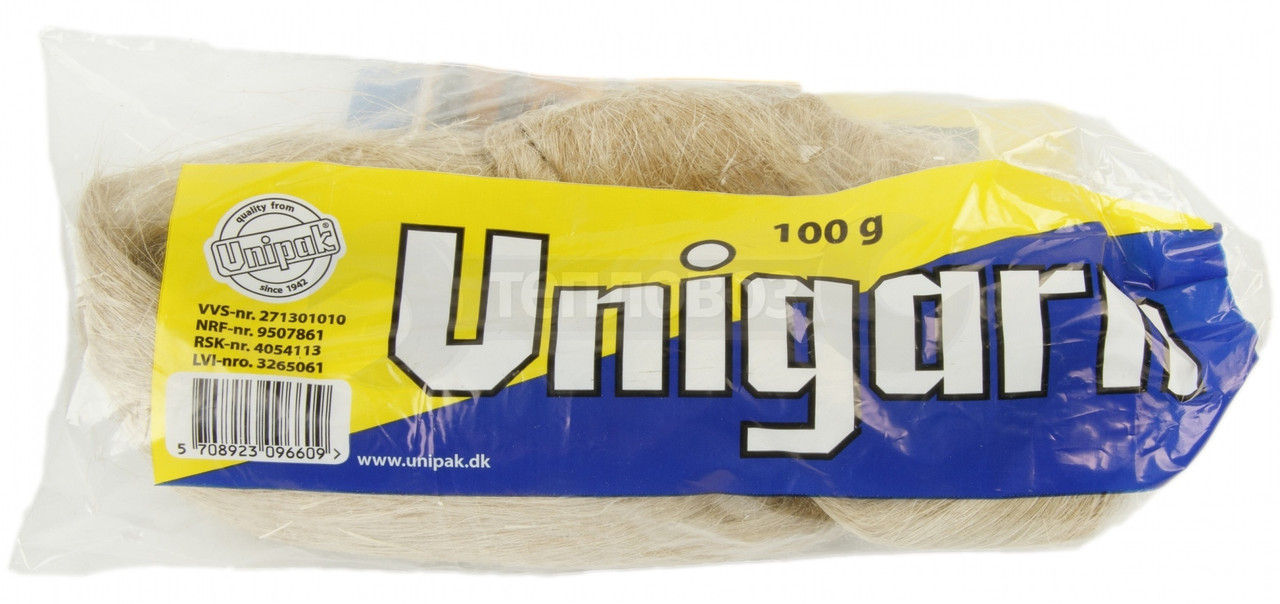 UNIGARN  коса 100г, лен сантехнический (Дания)