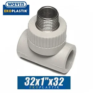Тройник с внутренней резьбой 32x1"x32 Wavin Ekoplastik