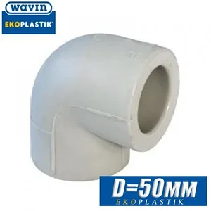 Угол d50x90° Wavin Ekoplastik