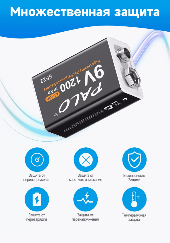 Крона Palo 1200 mAh с Type-С портом