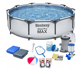 Каркасный бассейн Bestway Steel Pro Max 56408 (305х76) 15в1