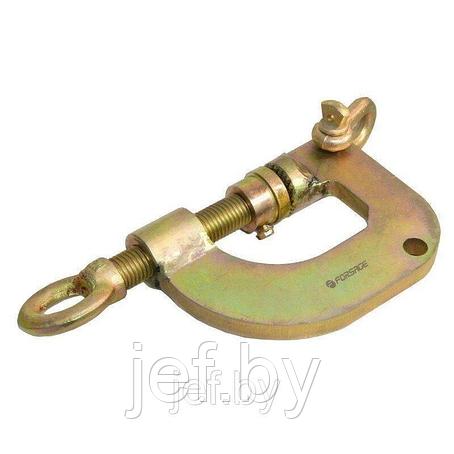 Захват струбцина двухфункциональный поперечное усилие 2т продольное 3т FORSAGE F-62507, фото 2