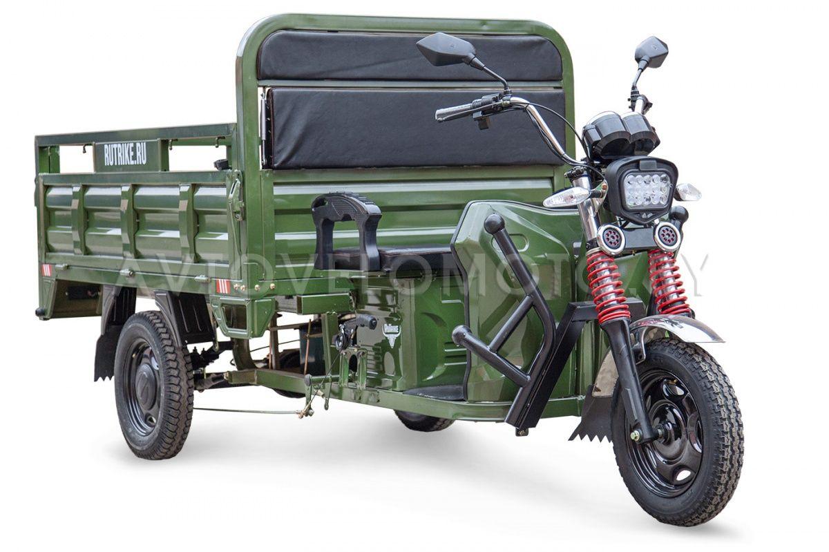 Грузовой электротрицикл Rutrike D4 NEXT 1800 60V1500W зеленый
