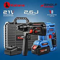 Перфоратор аккумуляторный KATANA RH5501 (21В,1*4Ач, бесщеточный.,2,6 Дж,3 режима,SDS+,3 сверла,кейс)