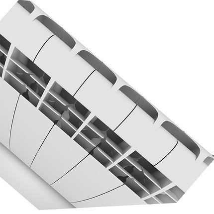 Алюминиевый радиатор Royal Thermo Biliner Alum 500 (8 секций), фото 2