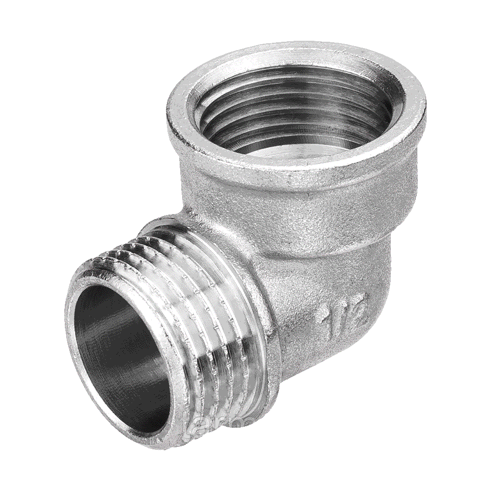 Угольник 1/2" ВН-НАР никелированный Aqualink