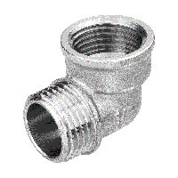 Угольник 1/2" ВН-НАР никелированный Aqualink