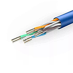 Кабель UTP 4PR 23WG CAT6 305м (Медь) UGREEN NW109-11259 Синий