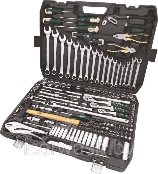 Универсальный набор инструментов FORA / ФОРА PREMIUM 1/4", 3/8" и 1/2" 180 пр.