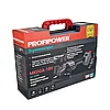 Угловая шлифмашина аккумуляторная бесщеточная Profipower MKDGA-18V (2 АКБ 4 А/ч, кейс) E0080, фото 6