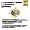 Угловая шлифмашина аккумуляторная бесщеточная Profipower MKDGA-18V (2 АКБ 4 А/ч, кейс) E0080, фото 4
