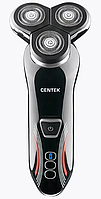 Аккумуляторная роторная электробритва для мужчин Centek CT-2159 мужская бритва сухое влажное бритье