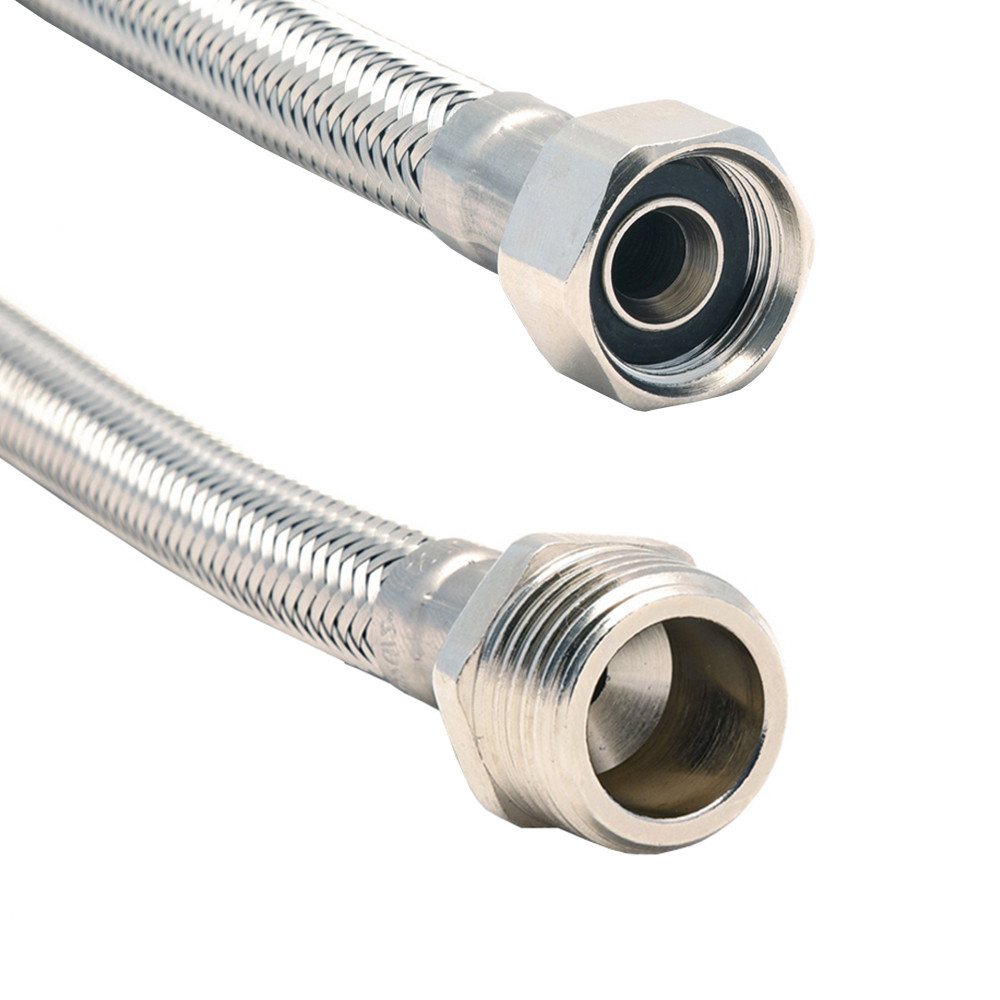 Гибкий шланг для воды Tucai 60 см гайка 1/2" x штуцер 1/2" арт. 1866