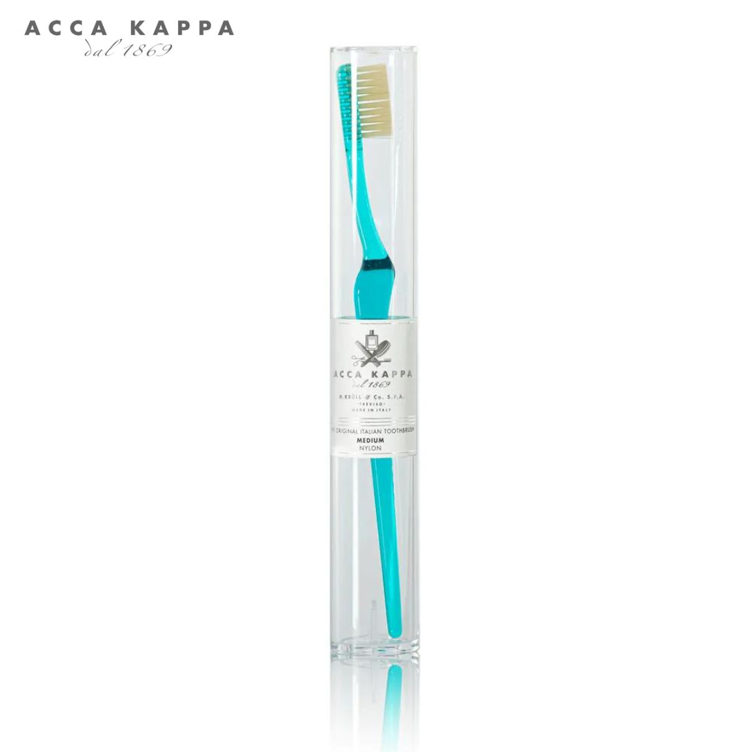 Зубная щетка с нейлоновой щетиной Средняя Acca Kappa Turquoise