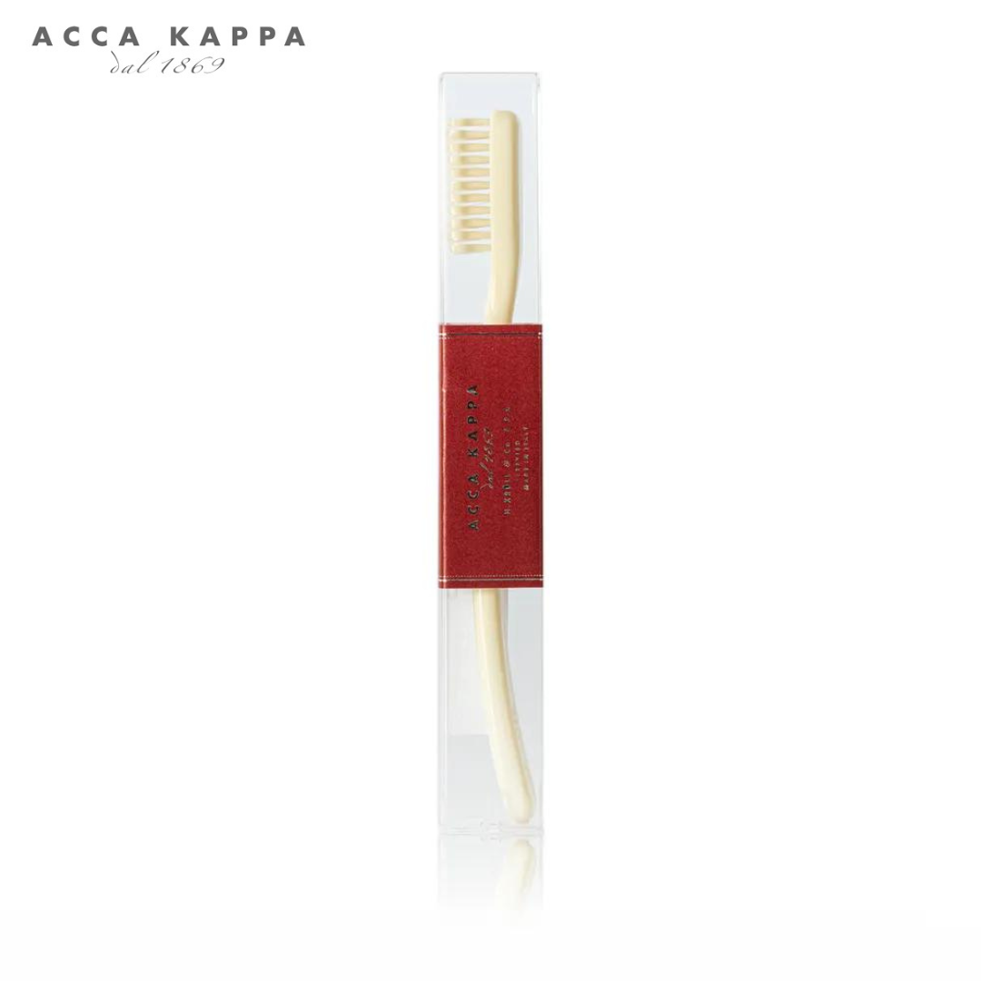 Зубная щетка с нейлоновой щетиной Мягкая Acca Kappa Ivory White