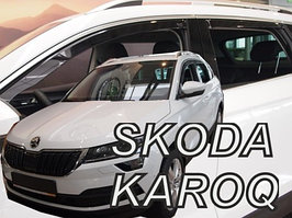 Ветровики для Skoda Karoq (2017-) / Шкода Карок [28351] (HEKO)