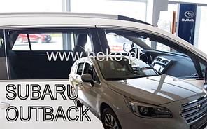 Ветровики вставные для Subaru Outback V (2015-) / Субару Аутбек [28520](HEKO)