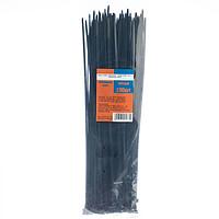 Хомут, стяжка, нейлоновая, 4,8*300 (5*300), 100 шт, черный 518283 (Китай)