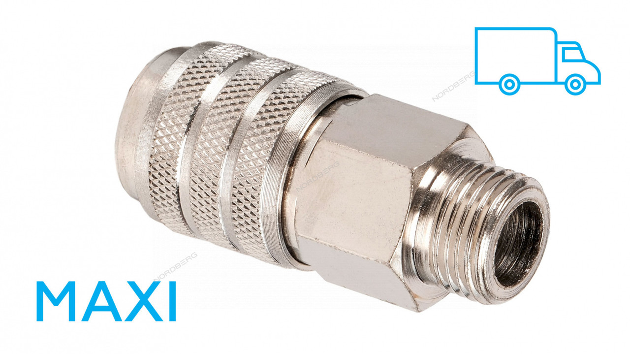 Разъем "мама" МАКСИ быстросъемный - резьба M1/2" NPF24M