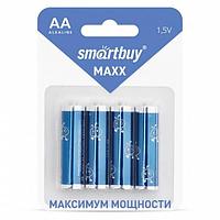Батарейка алкалиновая Smartbuy MAXX LR6/4B (48/480) (SBBM-2A04B) (цена указана за 1шт, в уп 4 шт)