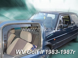 Ветровики вставные для Volkswagen Golf 2 (1983-1987) 3 двери / Фольксваген Гольф [31162] (HEKO)