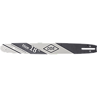 Шина напраавляющая цепной пилы DDE 45 см / 18" - .325"-1,3-72 зв, аналог 180MLBK041
