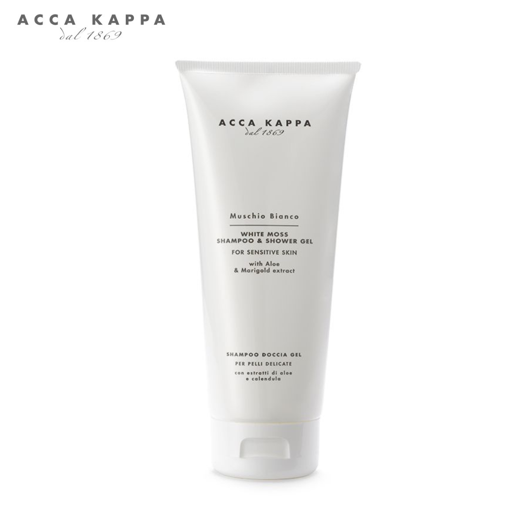 Шампунь гель для душа Acca Kappa White Moss Shampoo and Shower Gel 200мл