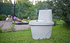 Торфяной туалет Rostok Комфорт белый гранит, фото 8