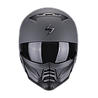 Шлем SCORPIONEXO EXO-COMBAT II GRAPHITE Dark grey XL, фото 2