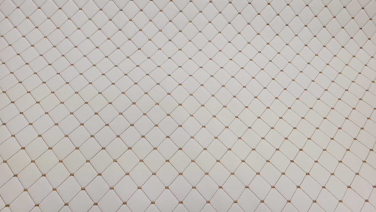 Искусственная кожа стеганная ромб