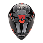 Шлем SCORPIONEXO ADX-2 GALANE Silver-Black-Red L, фото 2