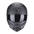 Шлем SCORPIONEXO EXO-COMBAT II MILES Matt Black-Silver M, фото 2