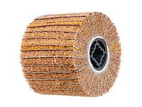 Щетка комбинированная лепестковая/нейлоновая 100х120 мм P120 WORTEX для WS 1012 S (диаметр 120 мм, ширина 100