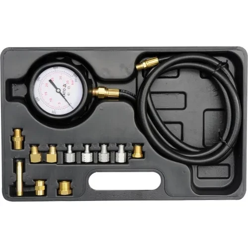 Тестер для измерения давления масла с адаптерами 0-35 bar (12пр.) "Yato"