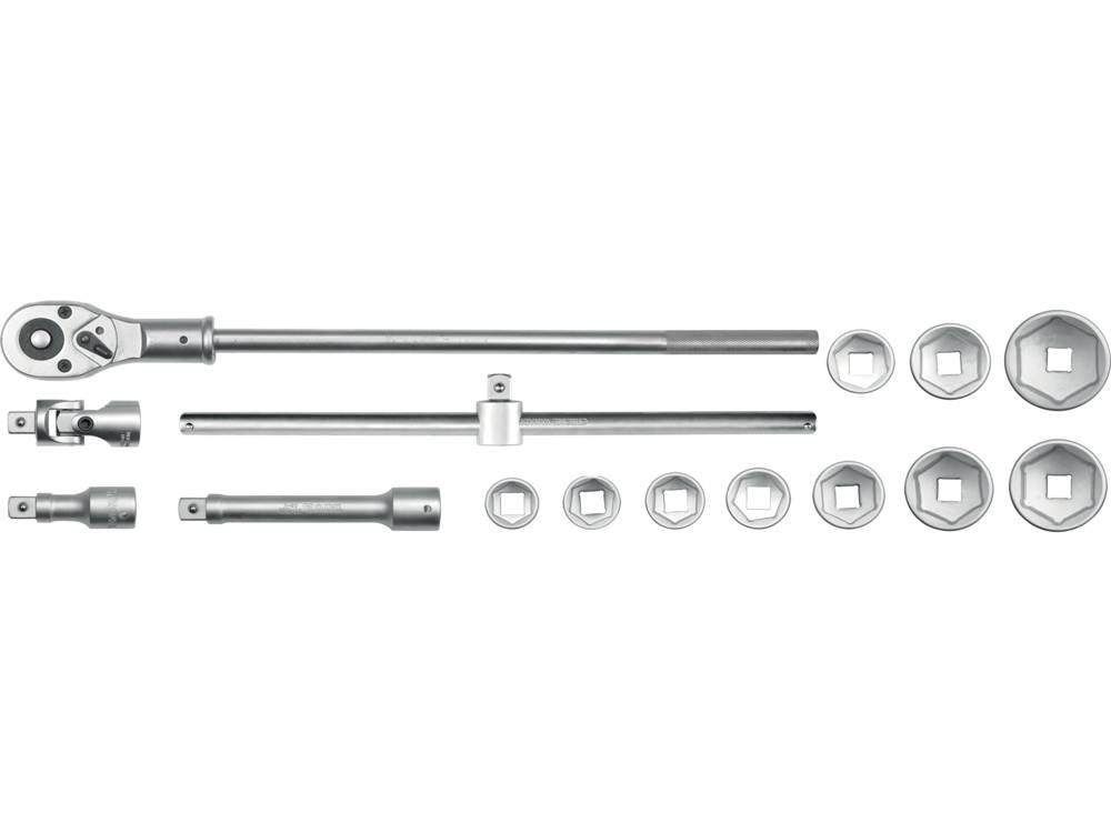 Набор инструмента 3/4" 30-60мм (15пр.) CrV "Yato"