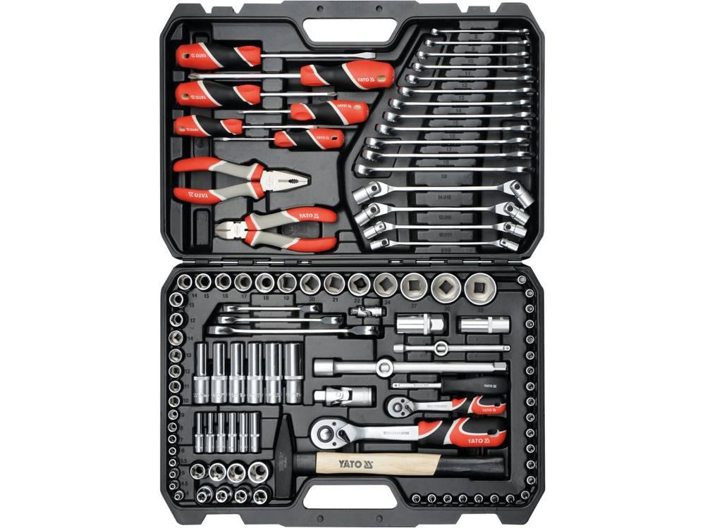 Набор инструмента 1/2", 1/4" XXL (109пр.) CrV "Yato"